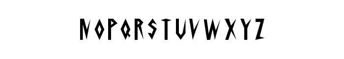 Schrill Font LOWERCASE