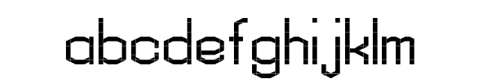 Schrottinger Regular Font LOWERCASE