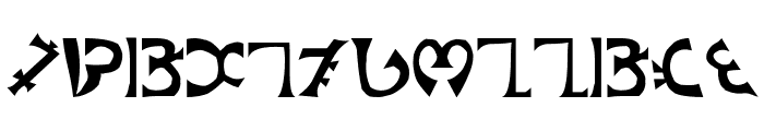 Schuelers-Enochian Font UPPERCASE