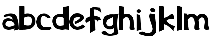 Schwarz Regular Font LOWERCASE