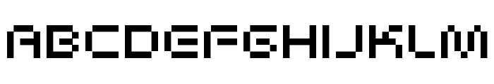 Sci Fied Bitmap Font UPPERCASE