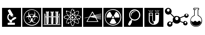 Science Icons Font OTHER CHARS