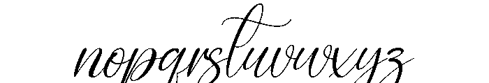 Scientific Font LOWERCASE