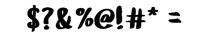 Scoopie Font OTHER CHARS