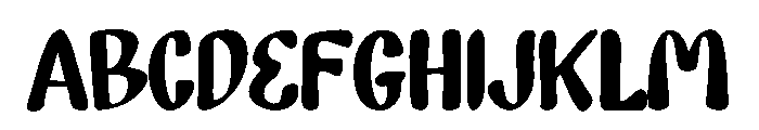 Scoopie Font UPPERCASE