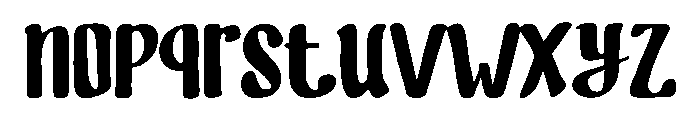 Scoopie Font LOWERCASE