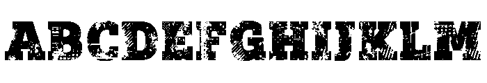 Scoria Regular Font UPPERCASE
