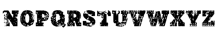 Scoria Regular Font UPPERCASE