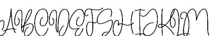 Scotching Font UPPERCASE