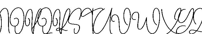 Scotching Font UPPERCASE