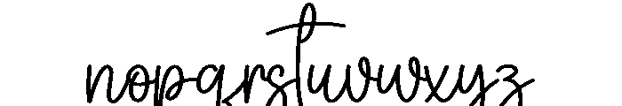 Scotching Font LOWERCASE