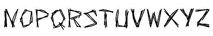 Scratch-SM Bold Font LOWERCASE