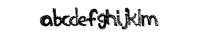 ScratchThis Font LOWERCASE