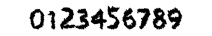 Scratchers Font OTHER CHARS
