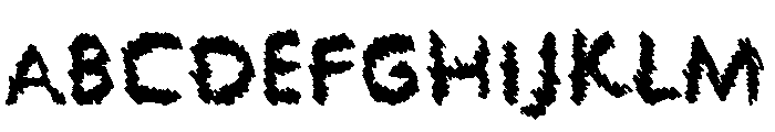 Scratchers Font UPPERCASE