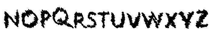 Scratchers Font LOWERCASE
