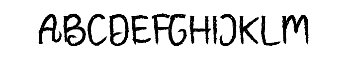 Scratches Demo Font UPPERCASE