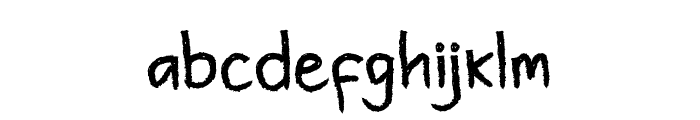 Scratches Demo Font LOWERCASE