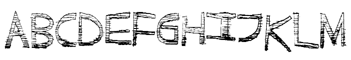 ScratchyFun Font LOWERCASE