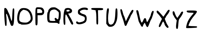 Scraub Regular Regular Font UPPERCASE