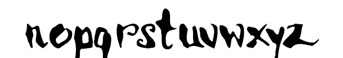 Scrawn Cyr AOE Font LOWERCASE