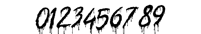 Scream Blood Font OTHER CHARS
