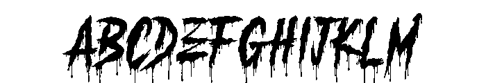 Scream Blood FONT
