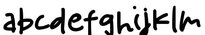 Scribble Child Font LOWERCASE