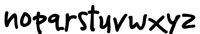 Scribble Child Font LOWERCASE