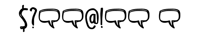 Scribble Note DEMO Regular Font OTHER CHARS