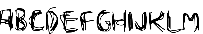 Scribble Wire Font UPPERCASE