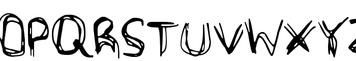 Scribble Wire Font UPPERCASE