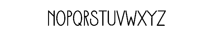 Scribble1 Font LOWERCASE