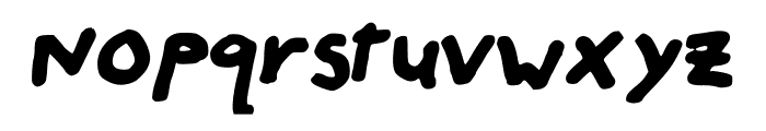 Scribble_Boo Font LOWERCASE