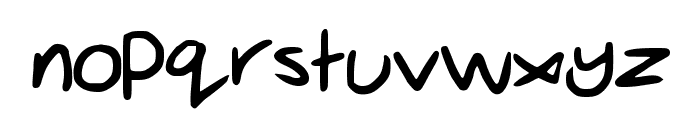 Scribble_Hand Font LOWERCASE
