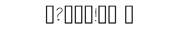Scribbles Regular Font OTHER CHARS