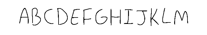 Scribbles Regular Font UPPERCASE