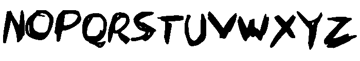 ScribblesJE Font UPPERCASE