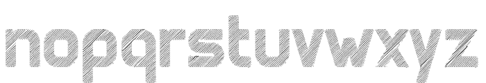 Scribouille Font LOWERCASE