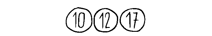 Scribynumbers FONT