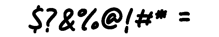 Script Monday Font OTHER CHARS