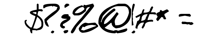 Script of Sheep Font OTHER CHARS