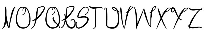 Script Font LOWERCASE