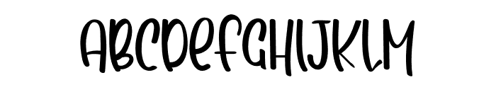 Scripted Free Personal Used Font UPPERCASE