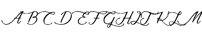 Scriptorial Font UPPERCASE