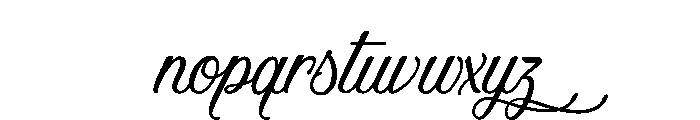 Scriptorial Font LOWERCASE