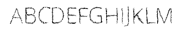 Scrizbels Font UPPERCASE