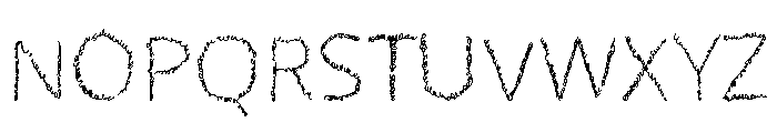 Scrizbels Font UPPERCASE