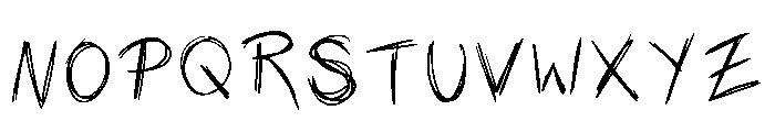 Scruf Regular Font UPPERCASE