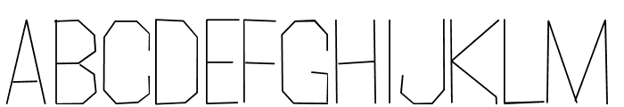 Scruffy-Light Font LOWERCASE
